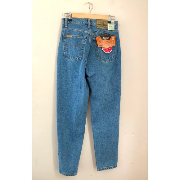 NWT deadstock 1990s vintage Jordache high rise tapered mom jeans short petite - Picture 4 of 8